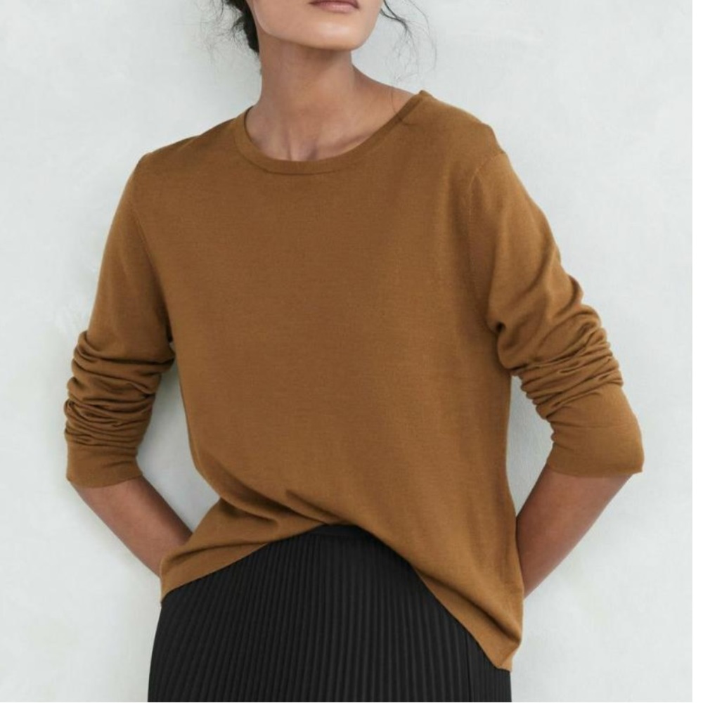 Jenni Kayne Mercer Crewneck Amber